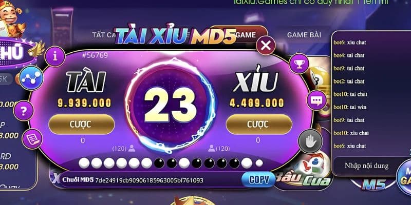 Mẹo đánh tài xỉu MD5